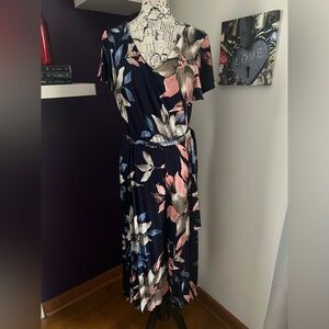 Frank Lyman Maxi Floral Print Dress